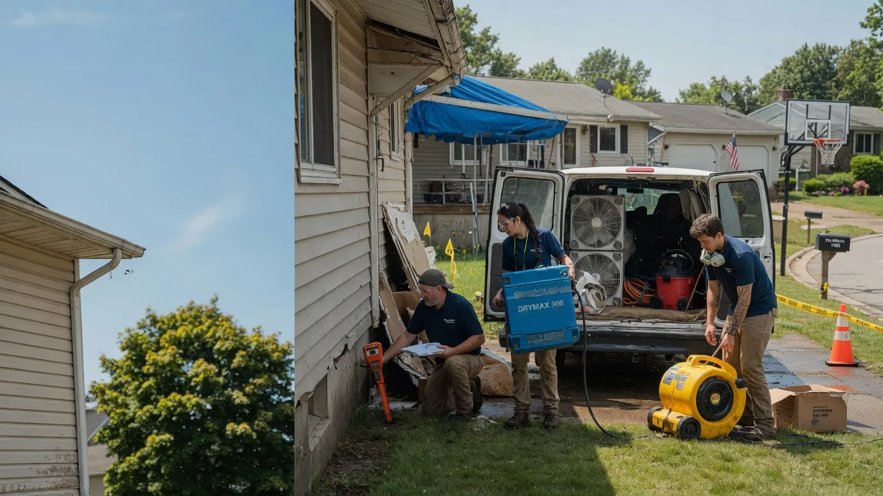 Ceiling Leak Cleanup in Pennville, IN near me